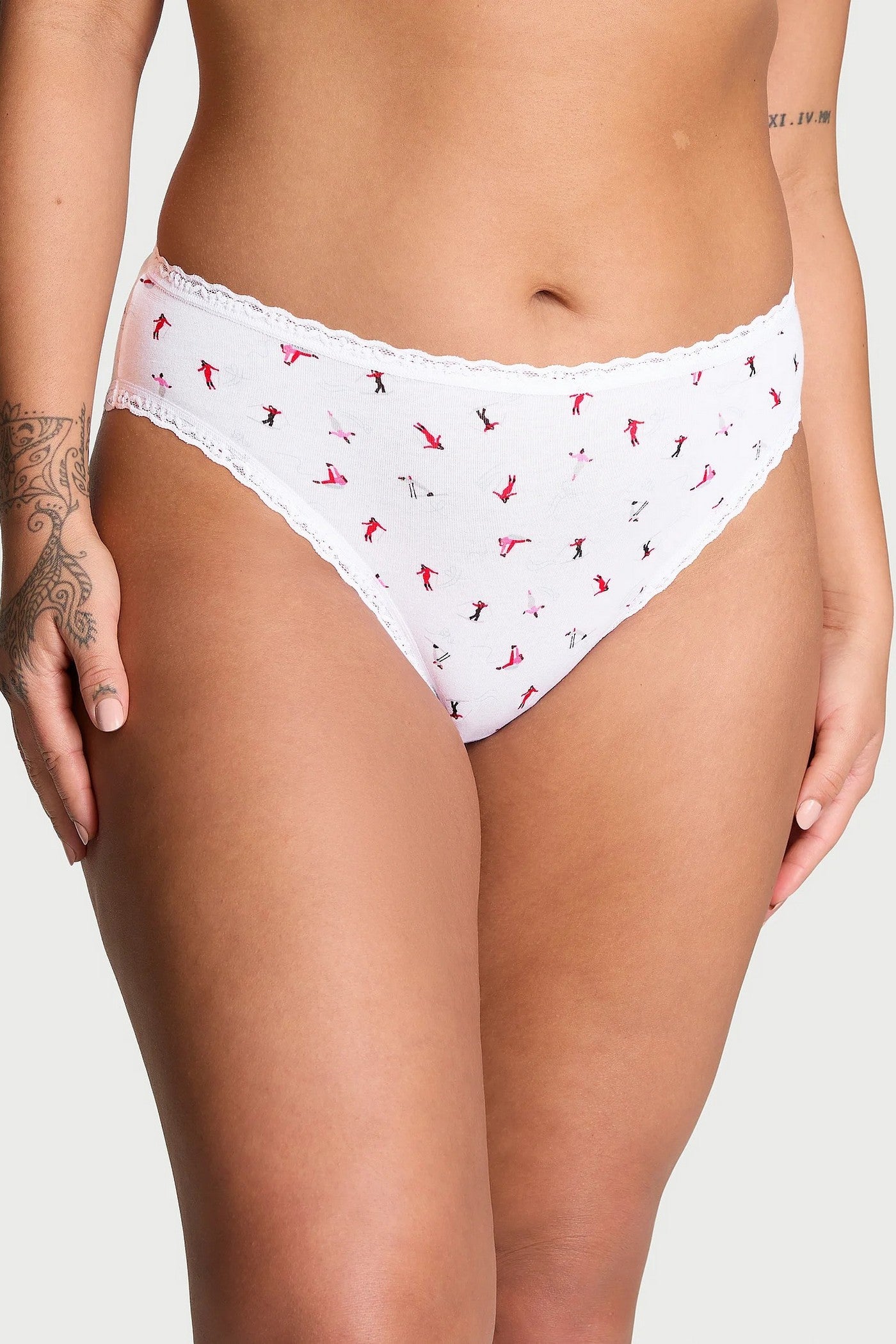 Хлопковые трусики слип 458528948 white