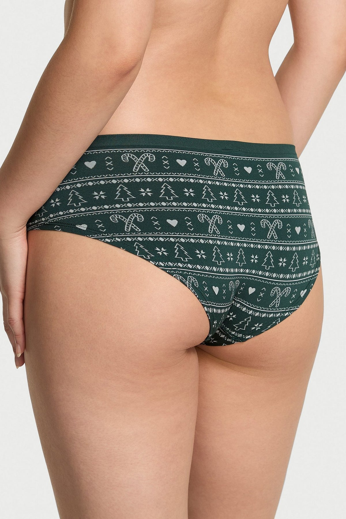 Шортики з принтом 463801942 green Victoria`s Secret