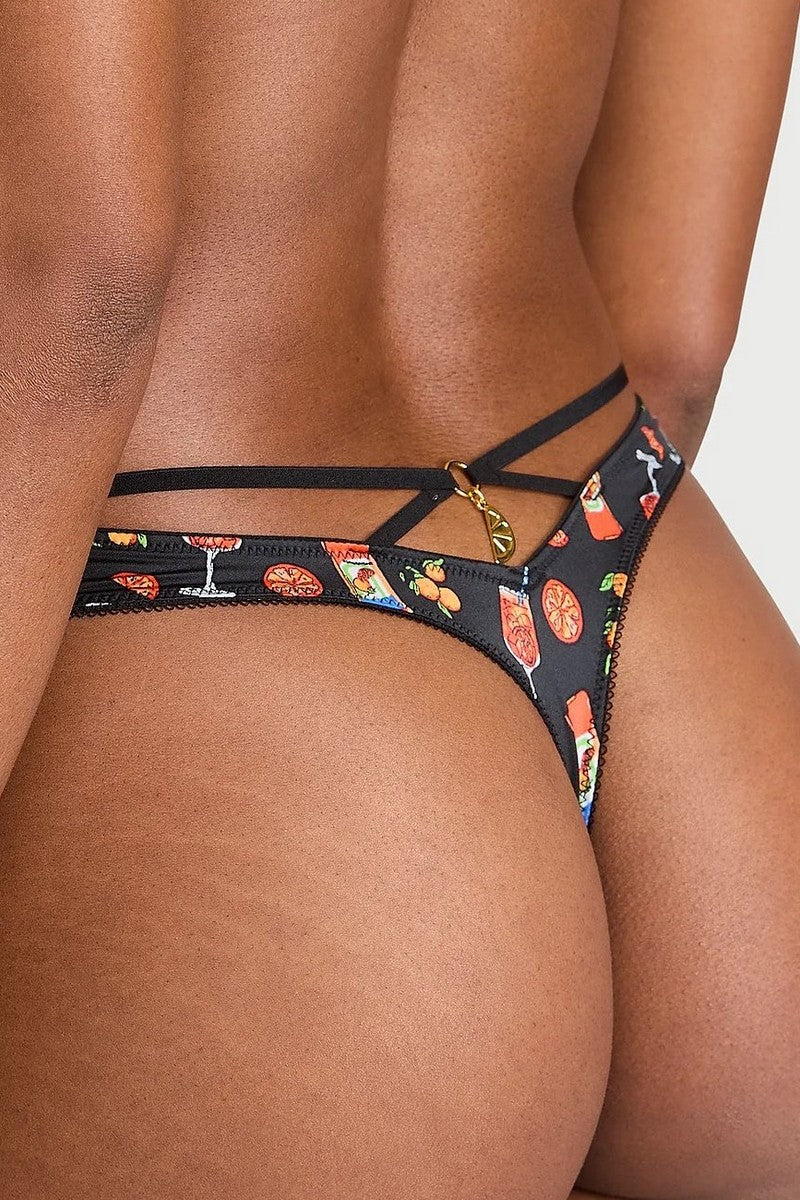 Гладкие трусики стринг 468172219 black