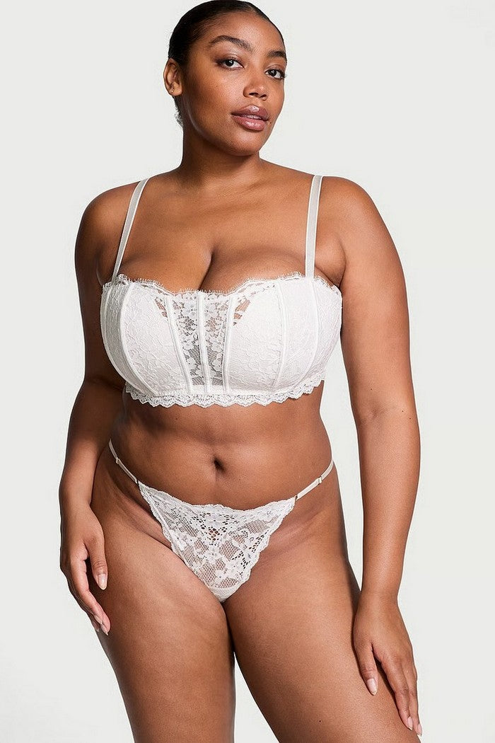 Кружевные трусики стринг 471018037 milk