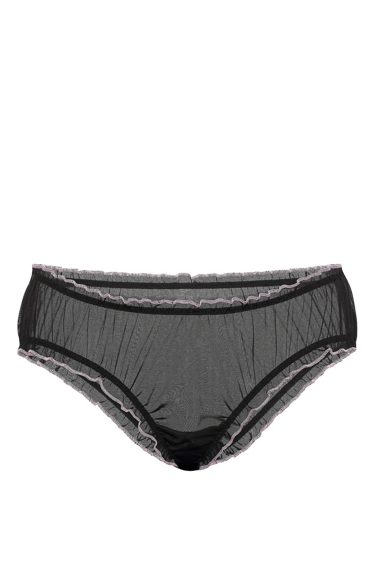 Трусики з воланами 47264017 black Victoria`s Secret