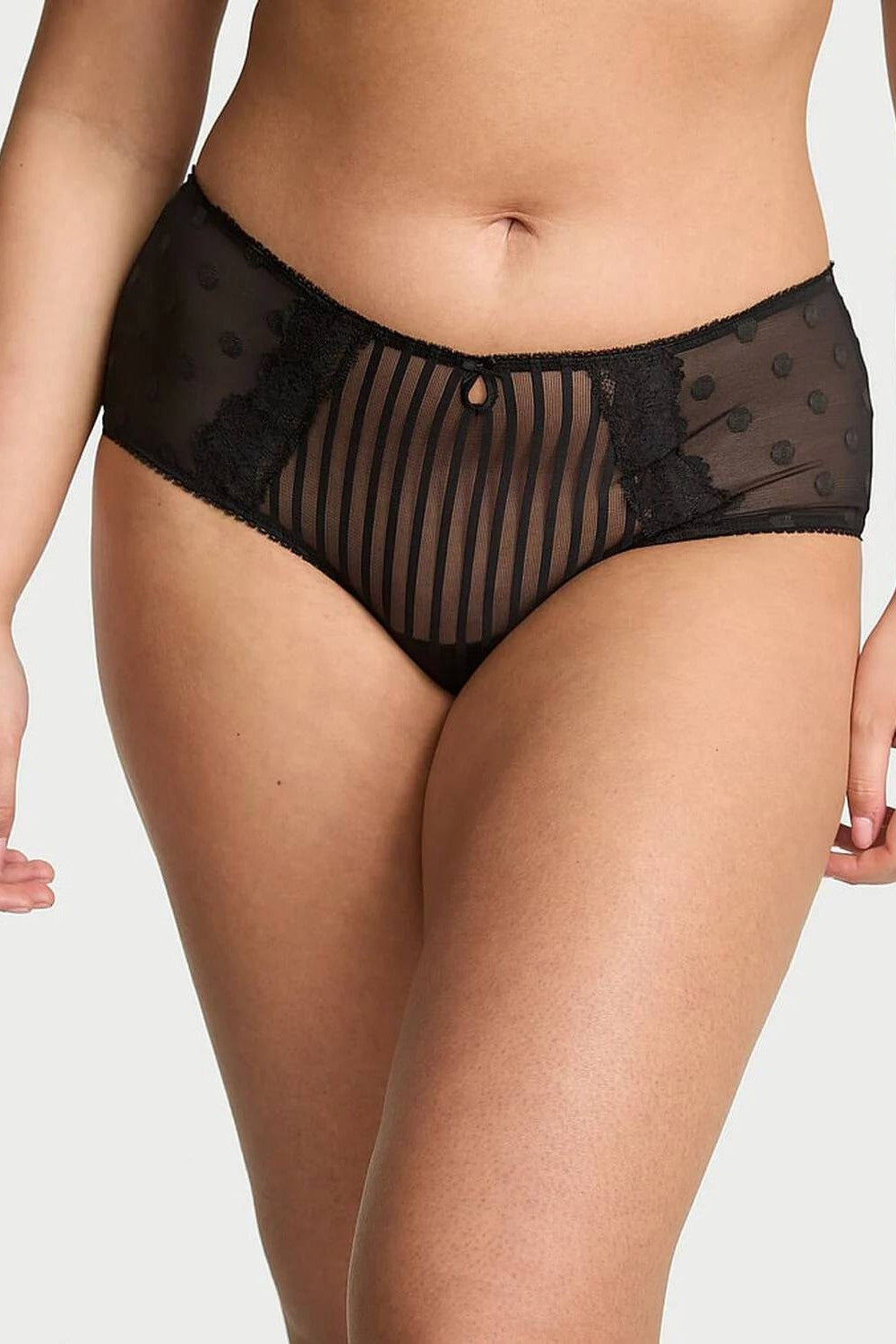 Шортики из микросетки 477789697 black