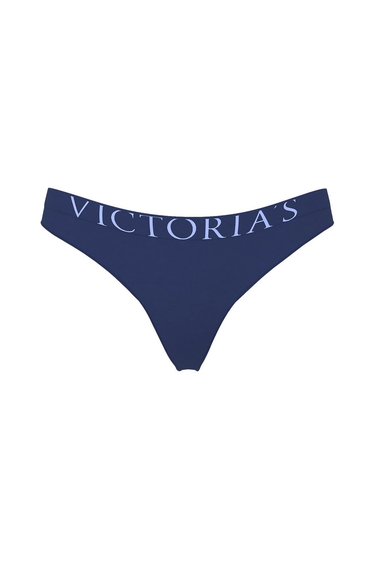 Бавовняні трусики стрінги 500451474 blue Victoria`s Secret