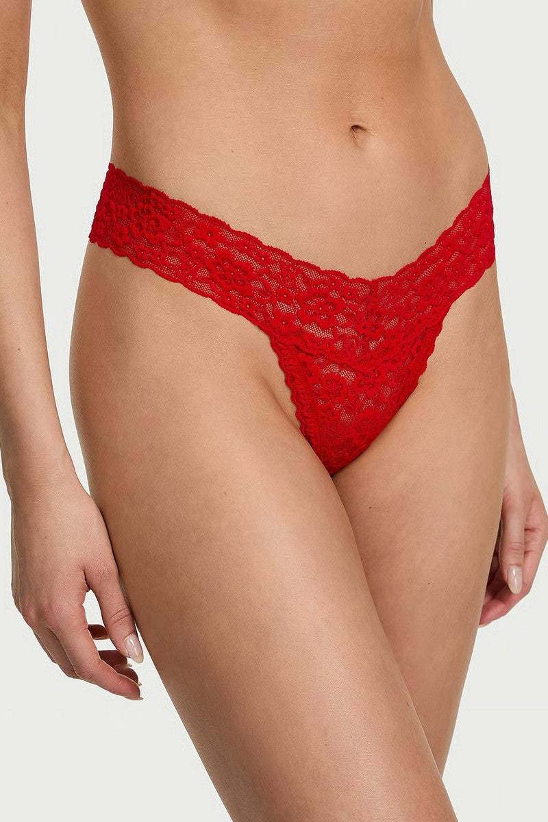 Кружевные трусики стринг 511666050 red