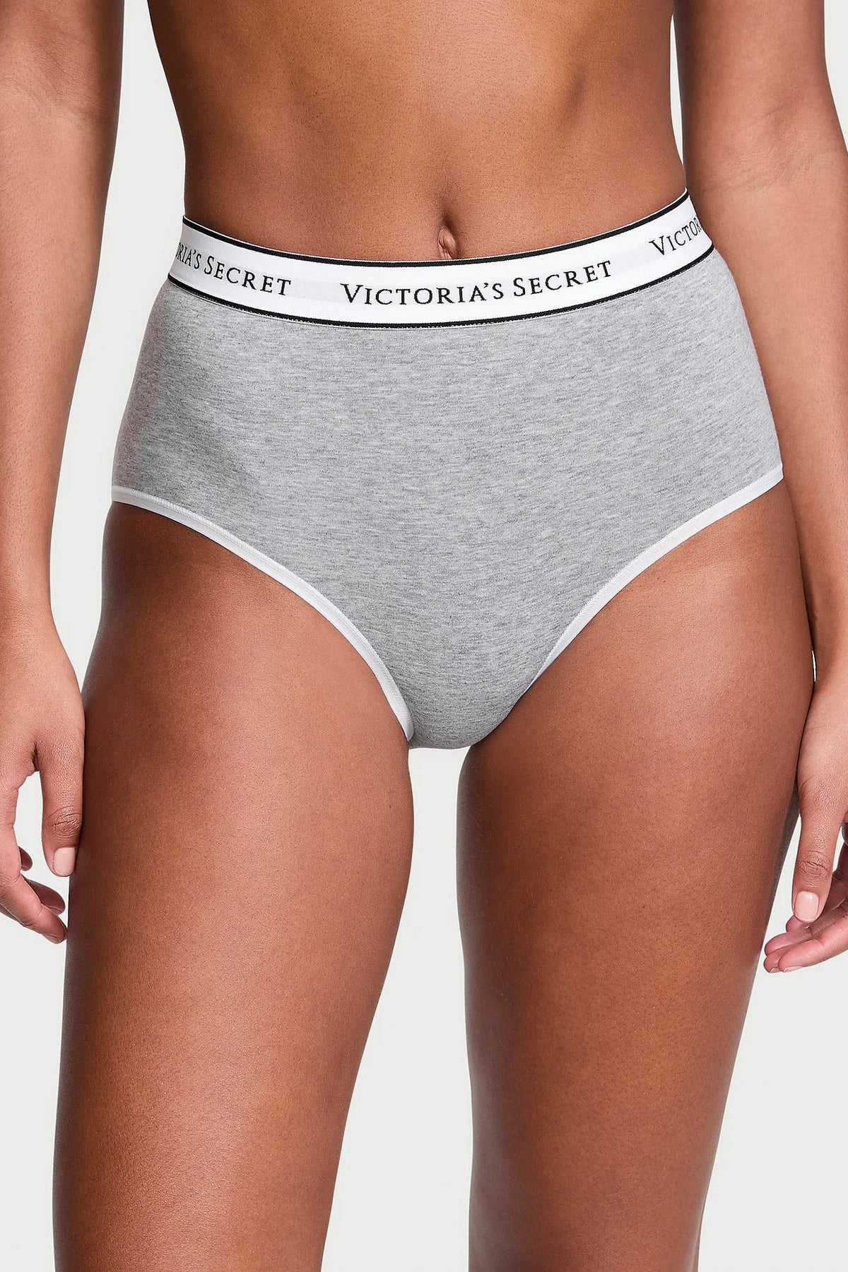 Хлопковые трусики брифы 518931686 gray