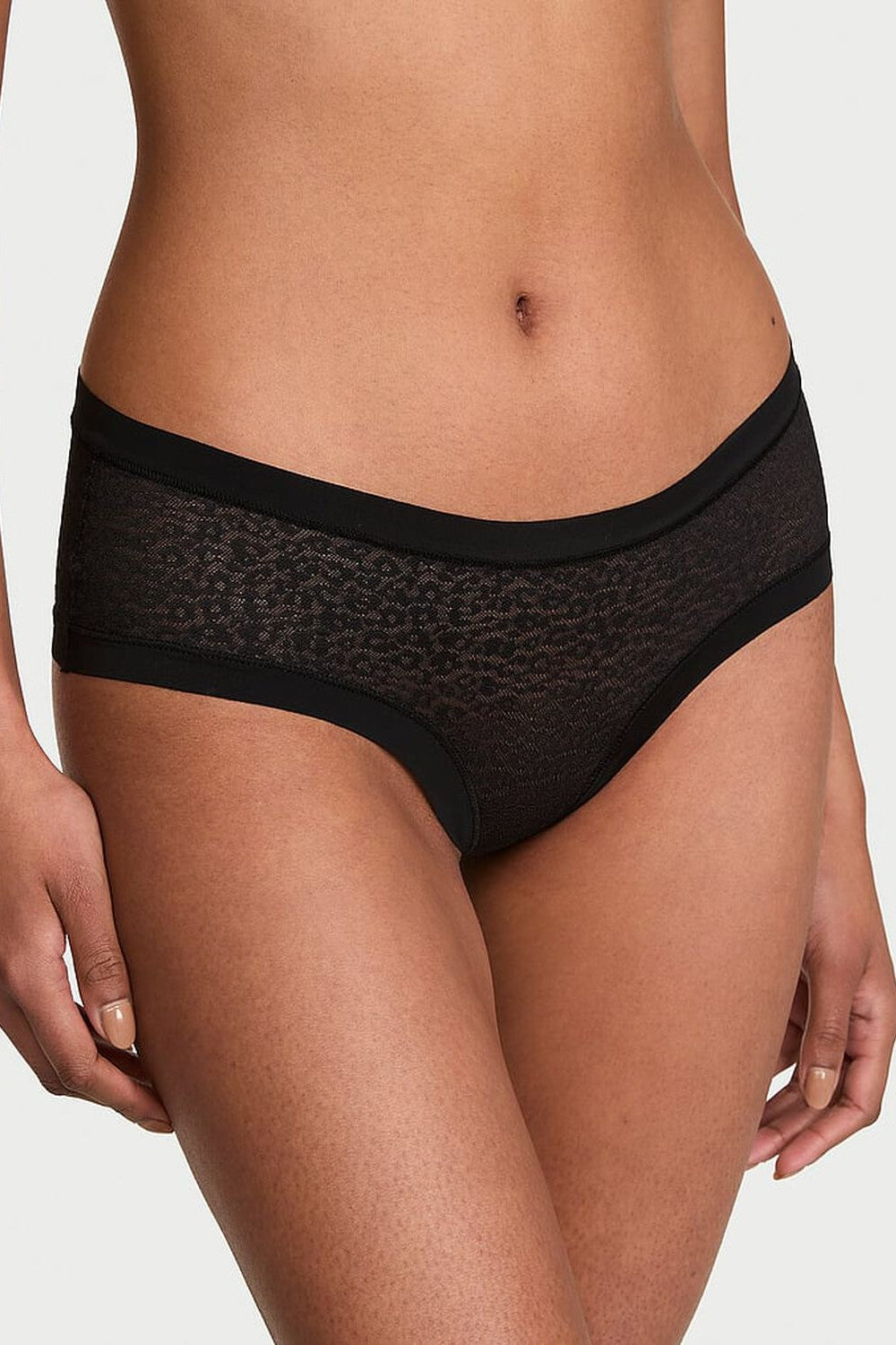 Шортики із мікросітки 520919831 black Victoria`s Secret