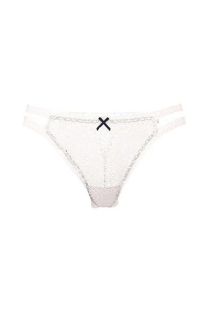 Мереживні трусики стрінги 538601224 milk