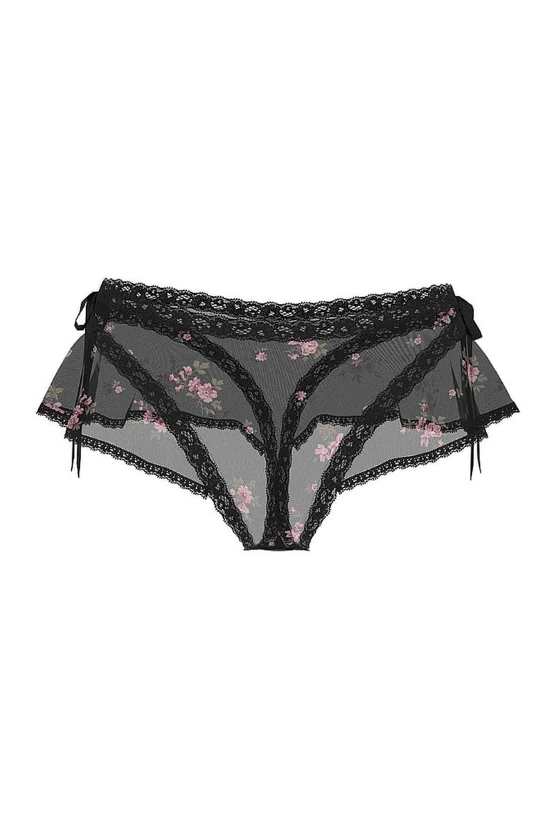 Трусики из микросетки 542622494 black