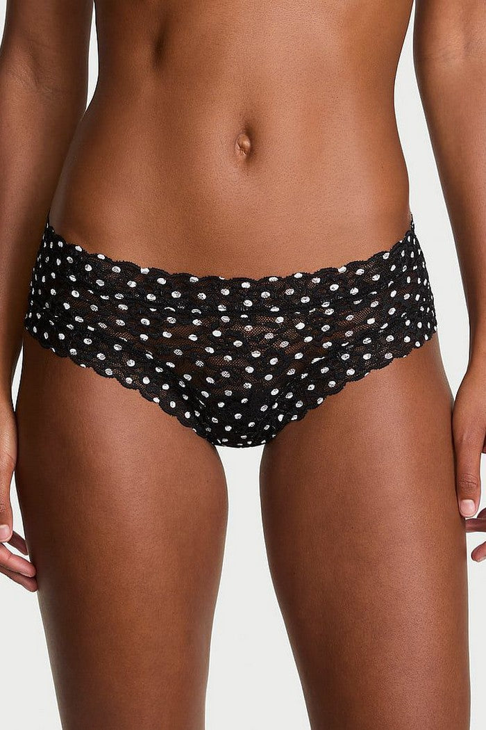 Мереживні трусики сліпи 56588007 black