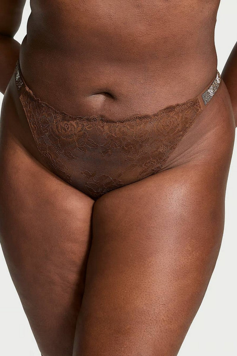 Трусики стринг со стразами 575910852 brown