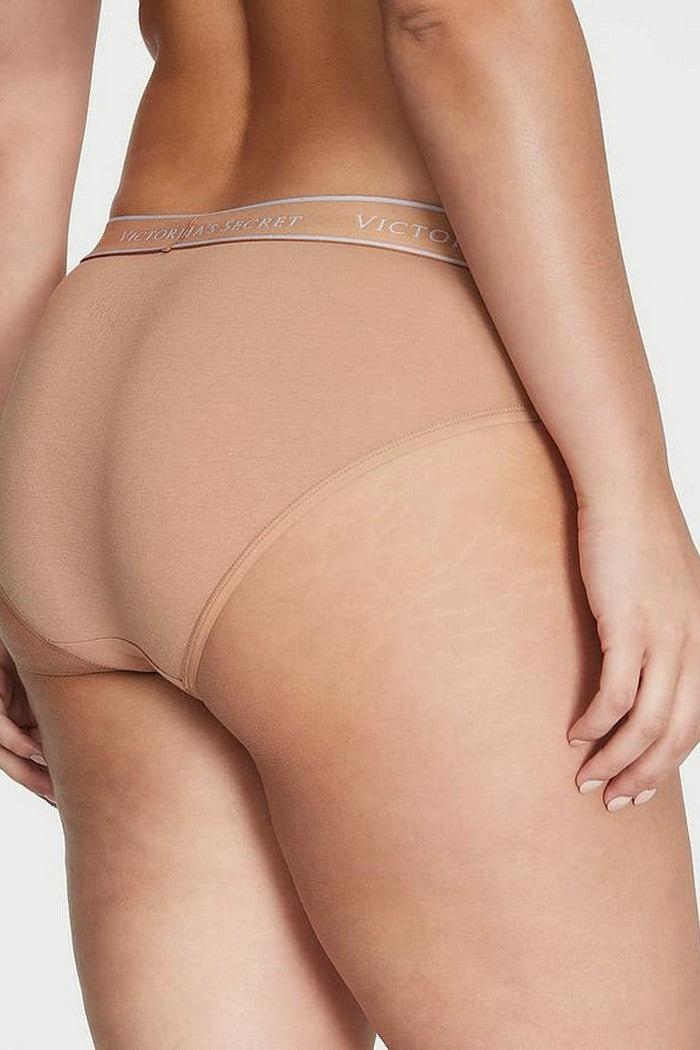 Хлопковые трусики слип 579975870 beige