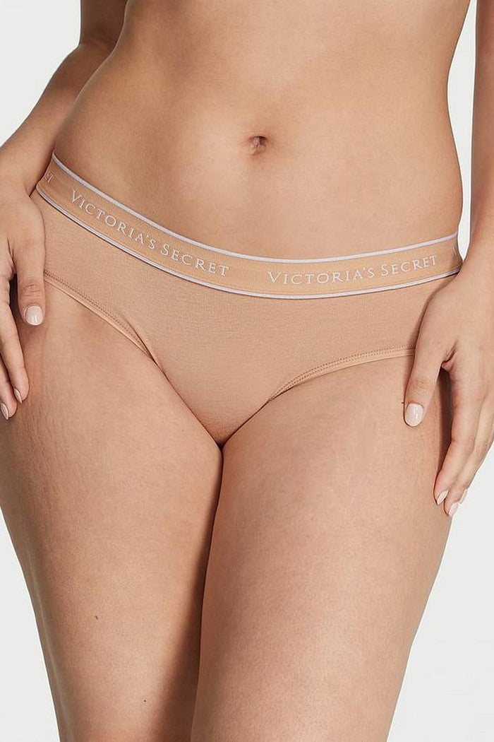 Хлопковые трусики слип 579975870 beige