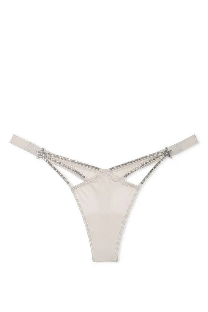 Трусики стринг со стразами 581987947 gray