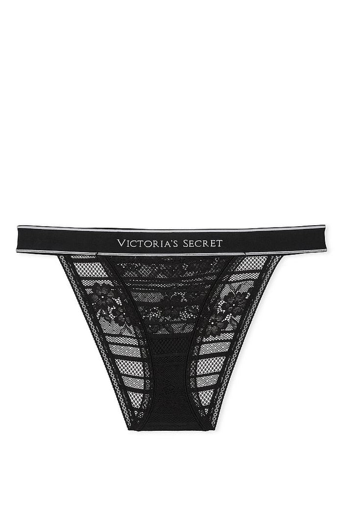 Мереживні трусики танга 5844816 black