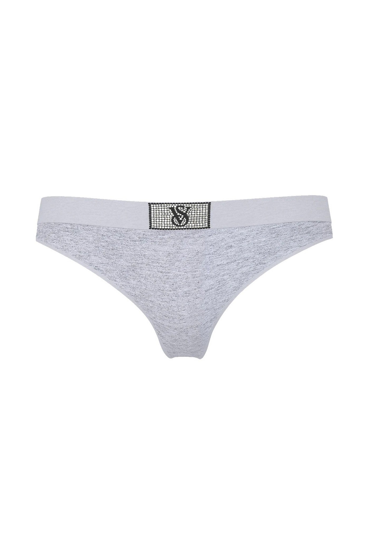Трусики стринг со стразами 590132207 gray