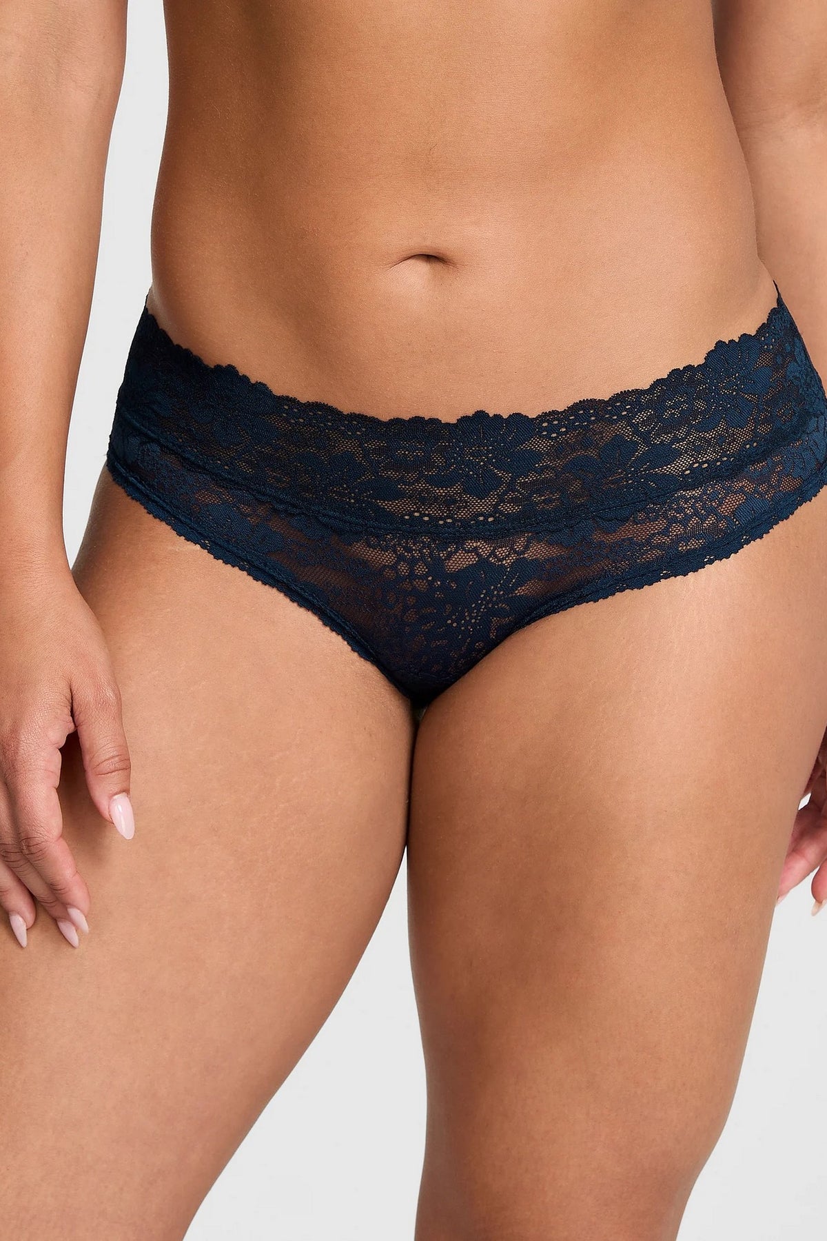 Мереживні трусики 598875253 blue Victoria`s Secret