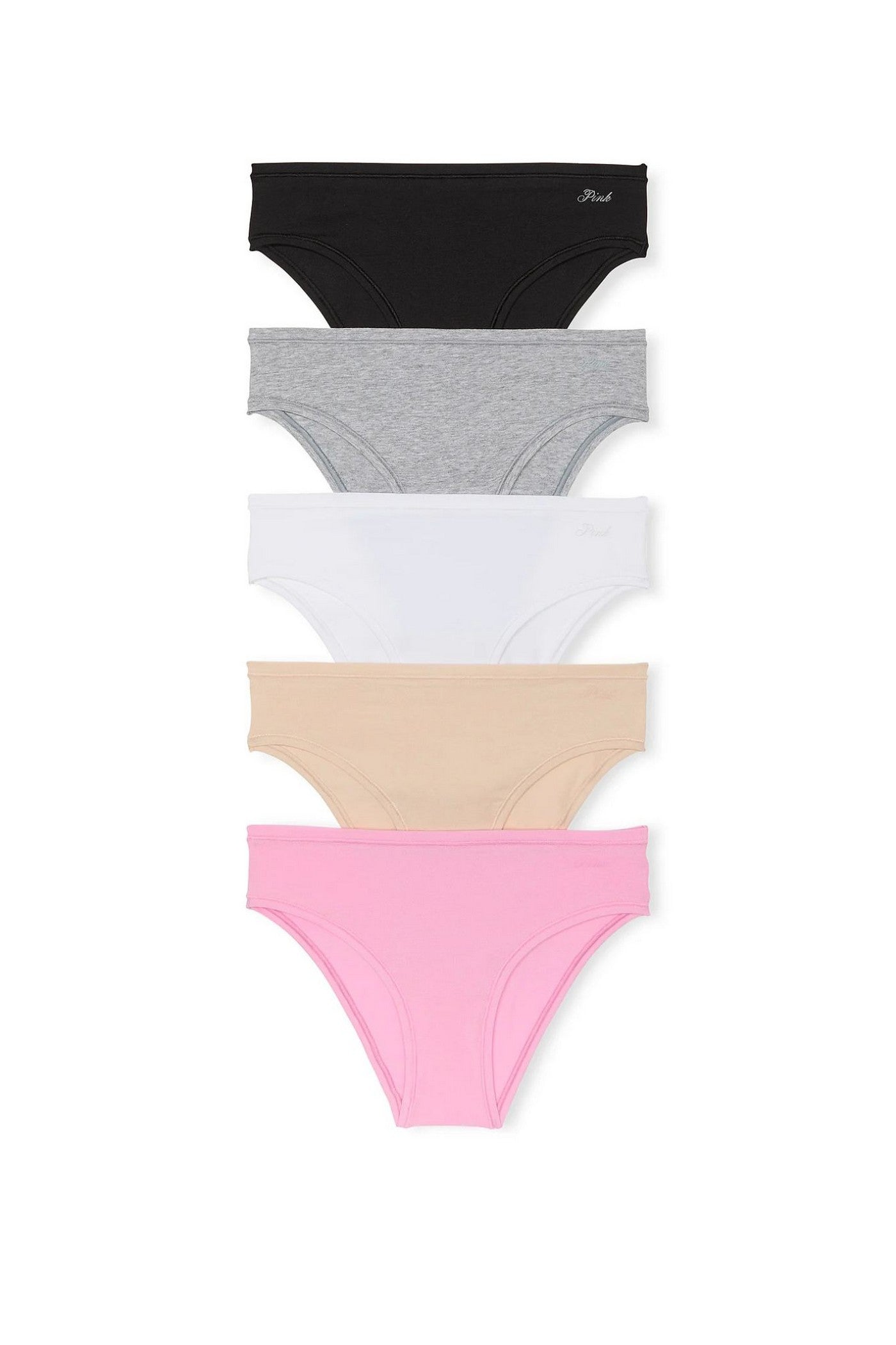 Бавовняні трусики брифи 601130628 (5 шт.) multi Victoria`s Secret