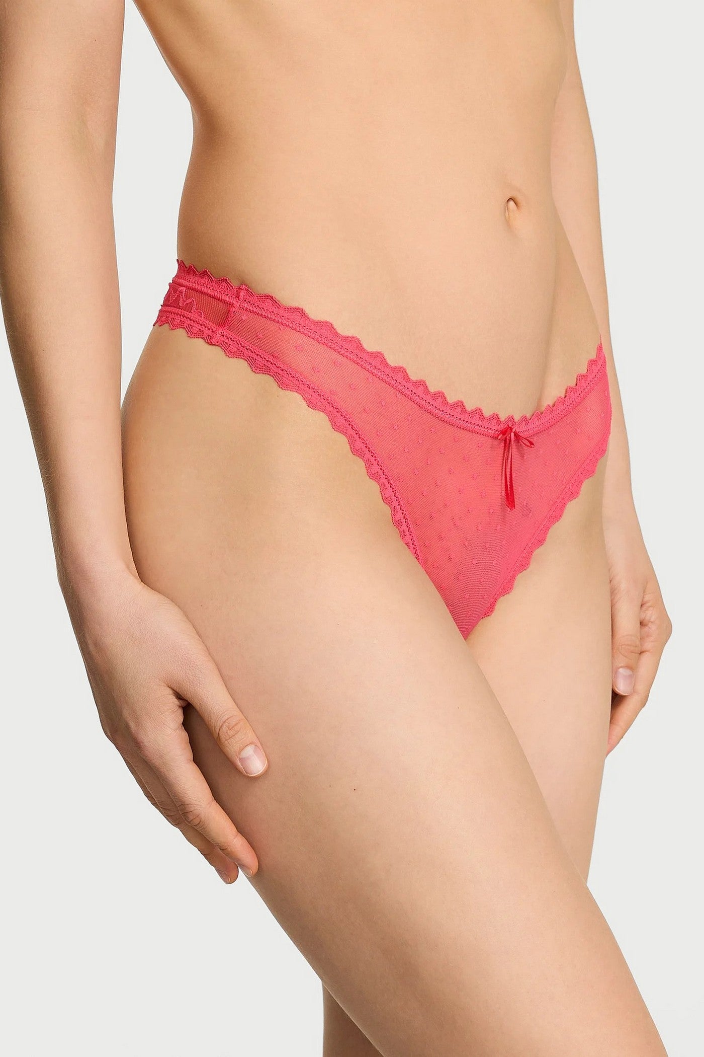 Трусики стрінги 602847544 rose Victoria`s Secret