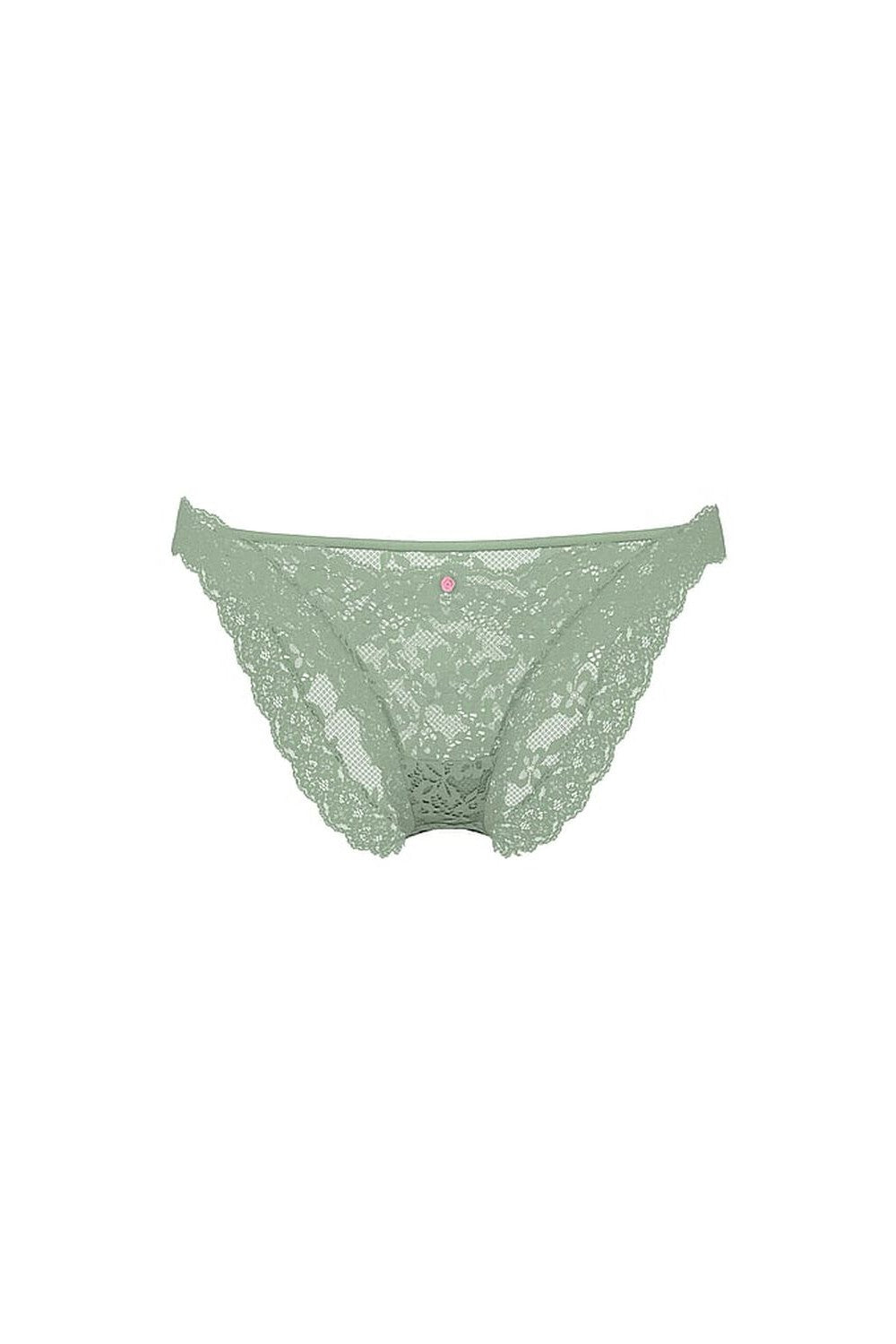 Мереживні трусики бікіні 604032734 green Victoria`s Secret