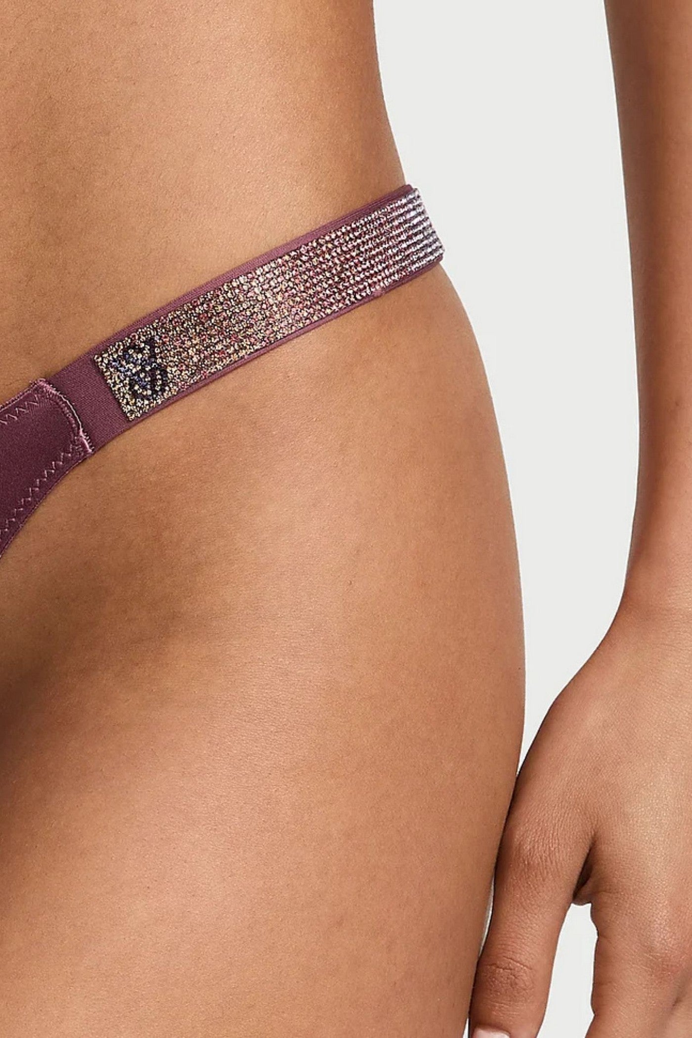 Трусики танга со стразами 626493871 rose