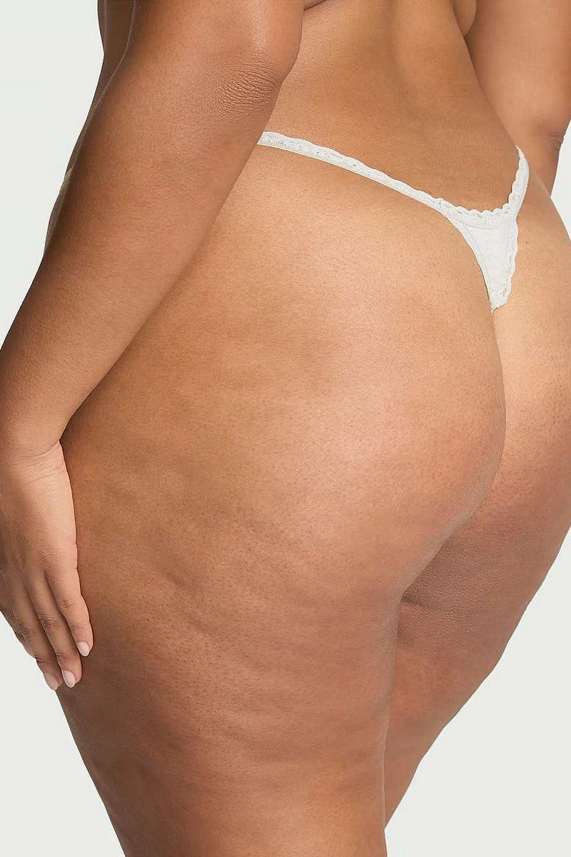 Хлопковые трусики стринг 628772632 gray