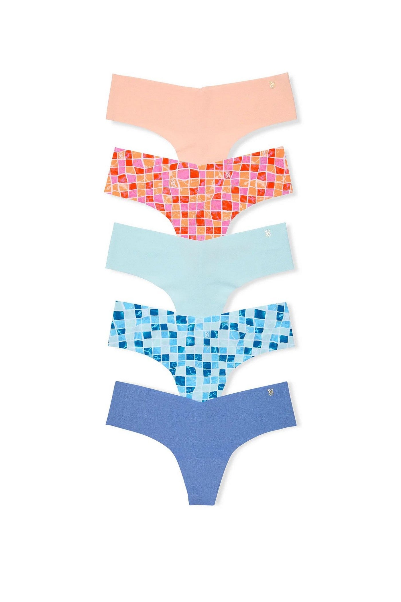 Бесшовные трусики стринг 629916766 multi (5 шт.)