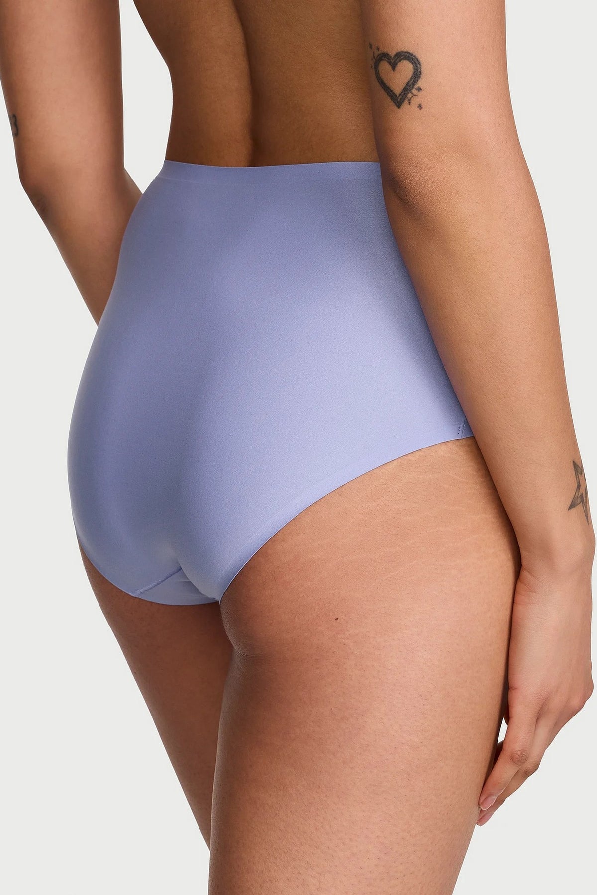 Гладкі трусики брифи 644612752 lilac Victoria`s Secret вигляд ззаду