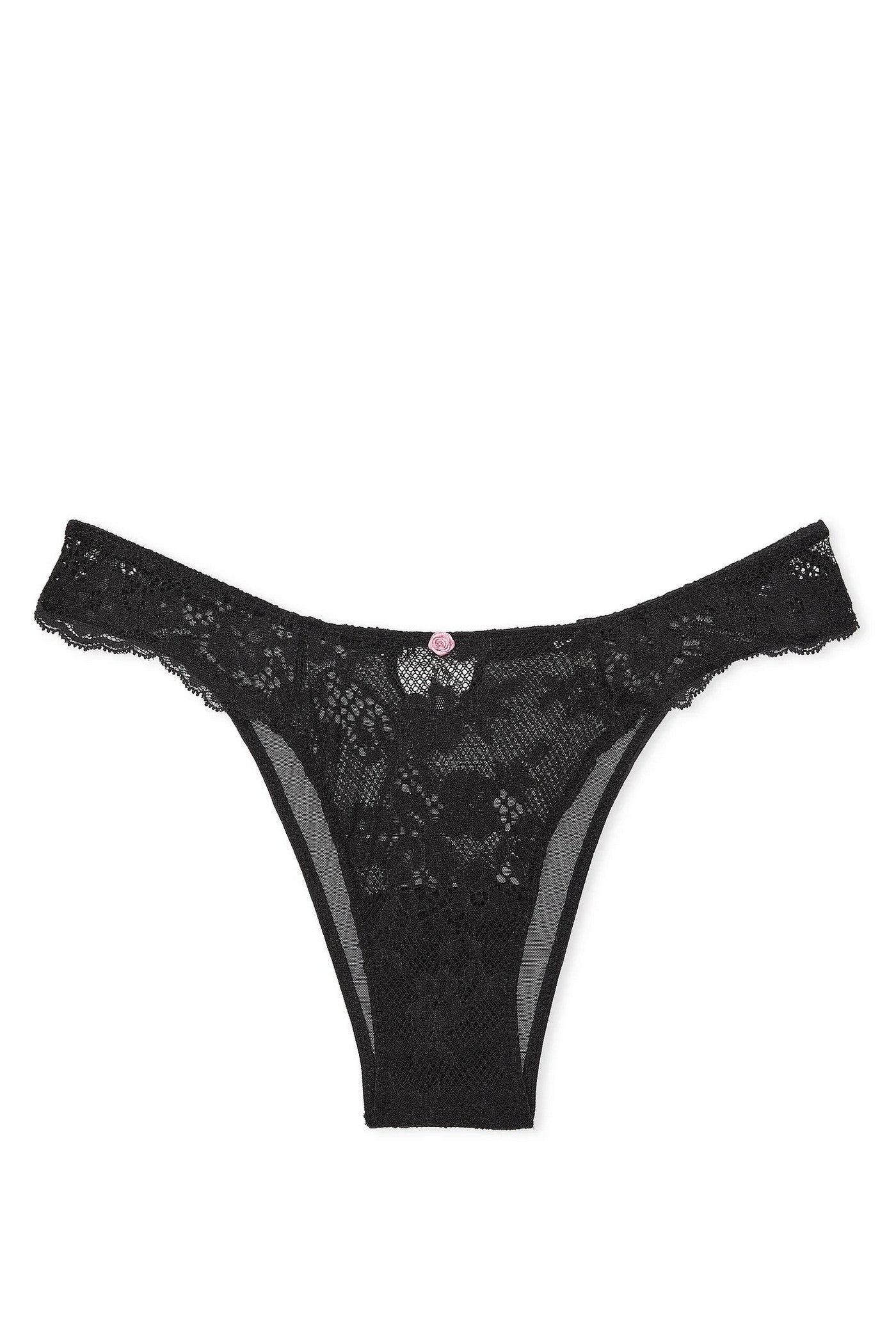 Кружевные трусики бразилиана 671752783 black