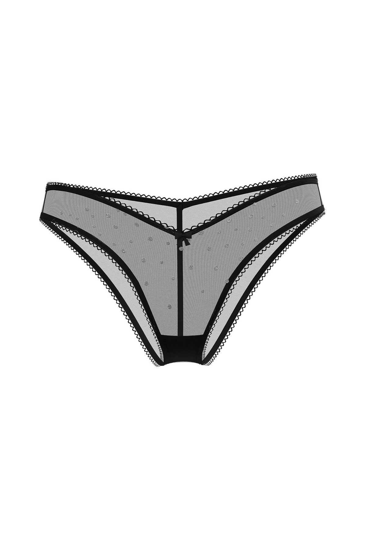 Трусики бразиліана зі стразами 676982447 black Victoria`s Secret