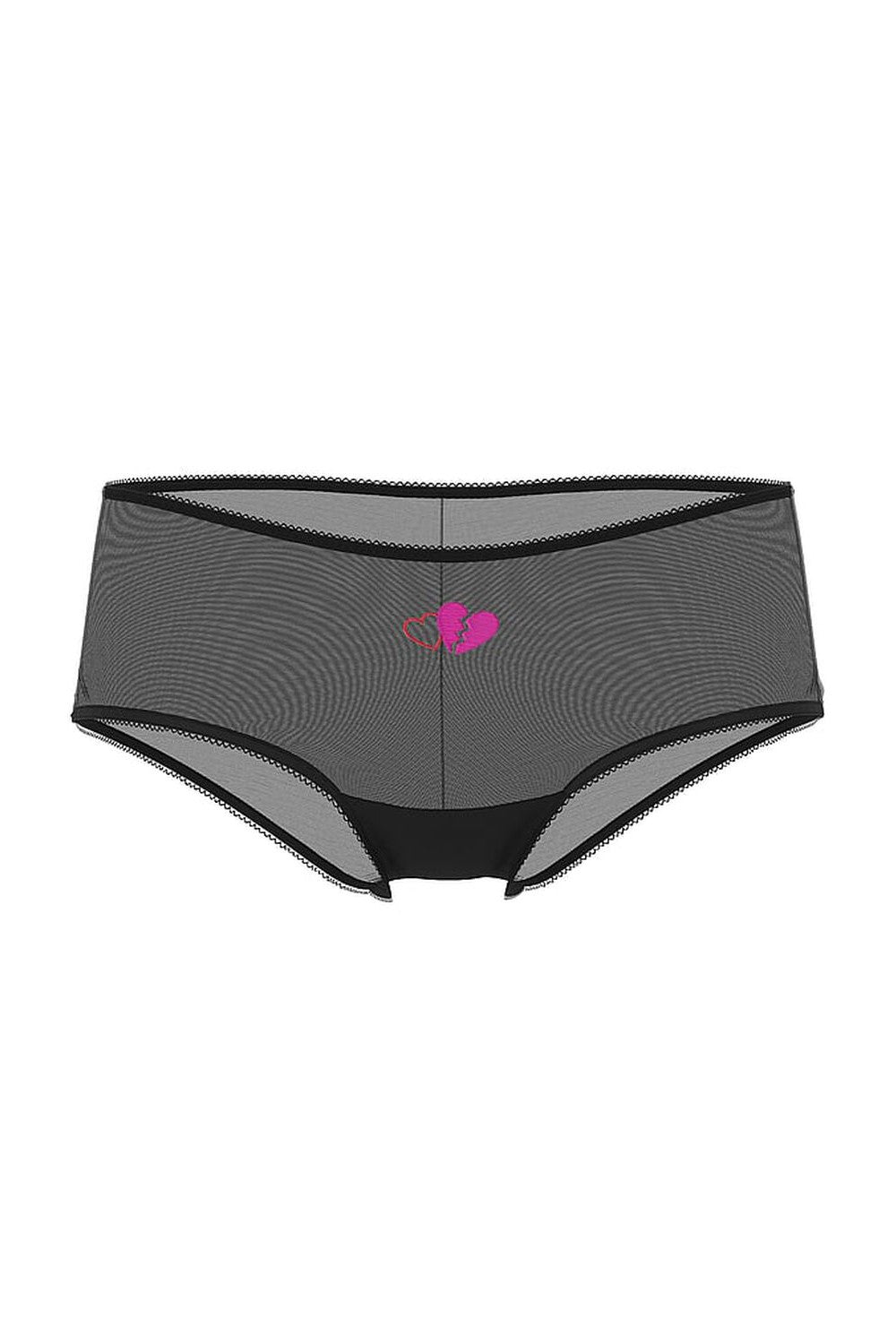Шортики з вишивкою 67730847 black Victoria`s Secret
