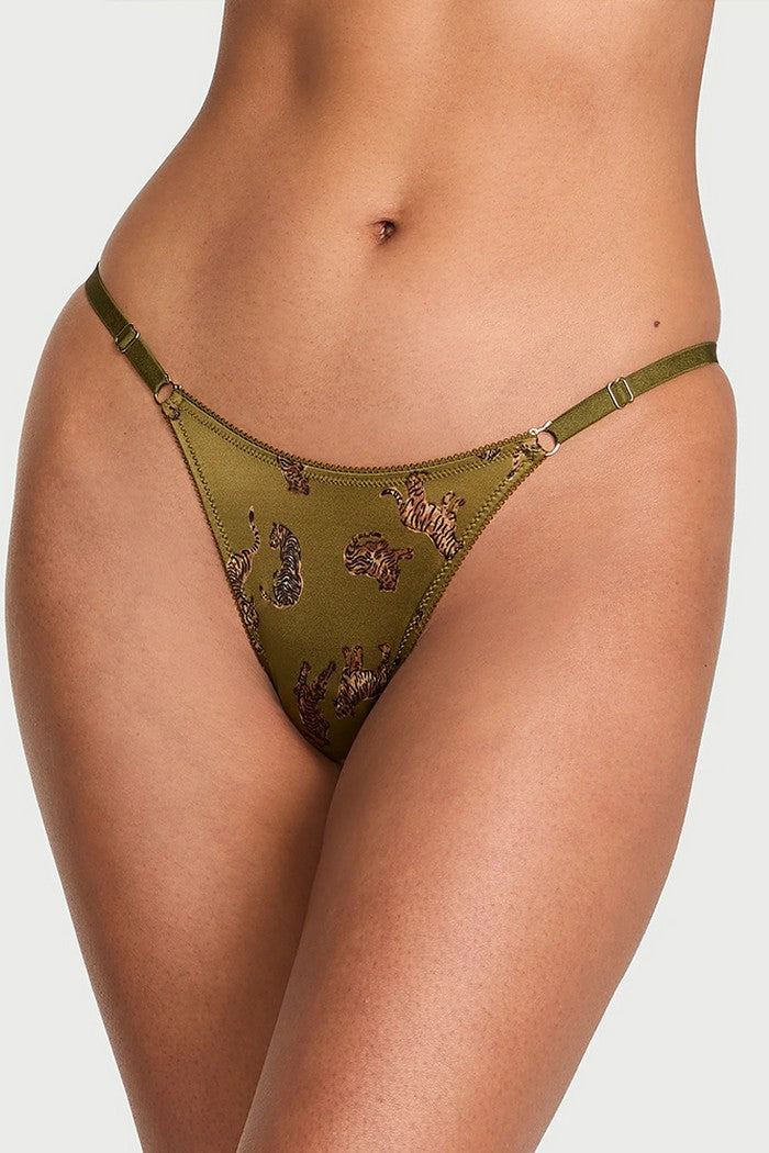 Трусики танга с принтом 687138451 green