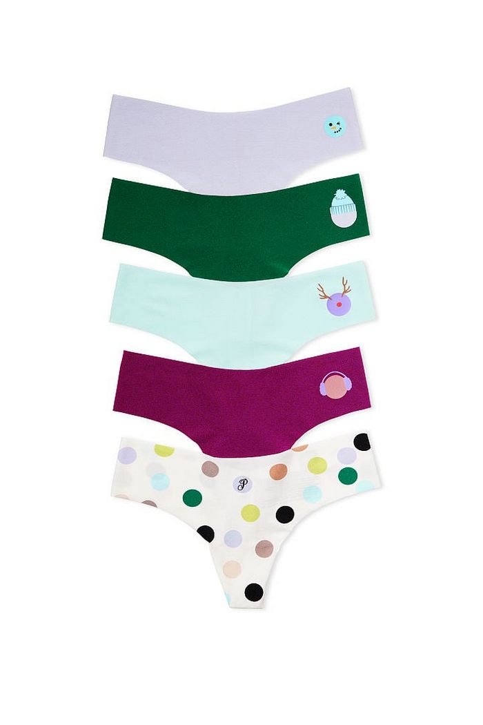 Бесшовные трусики стринг 689721275 (5 шт.)