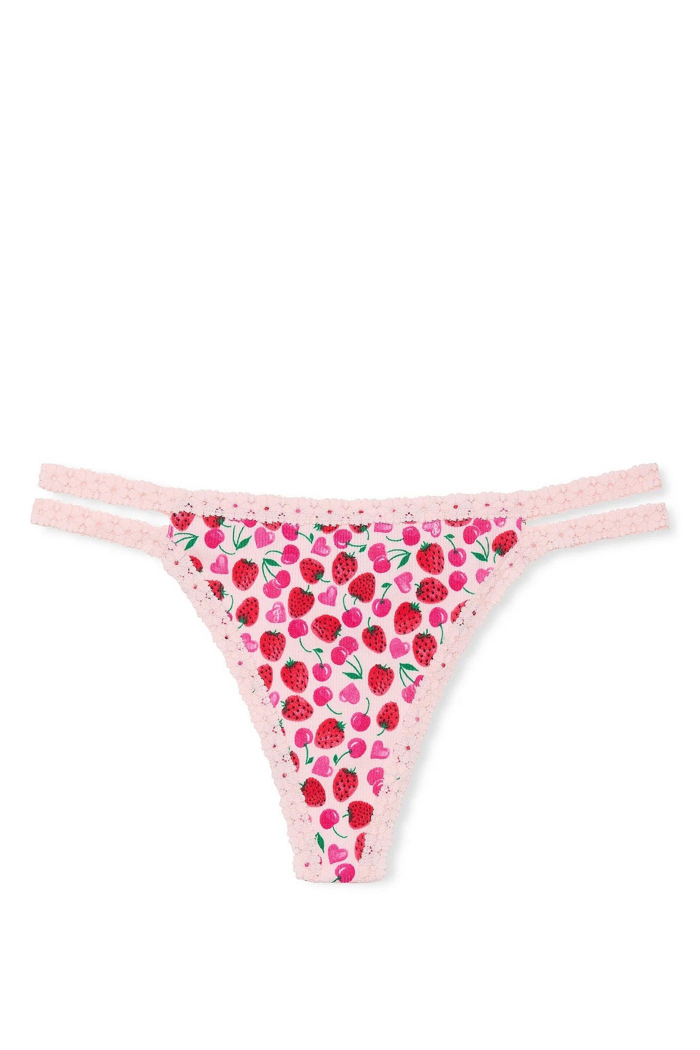 Хлопковые трусики стринг 703050707 rose