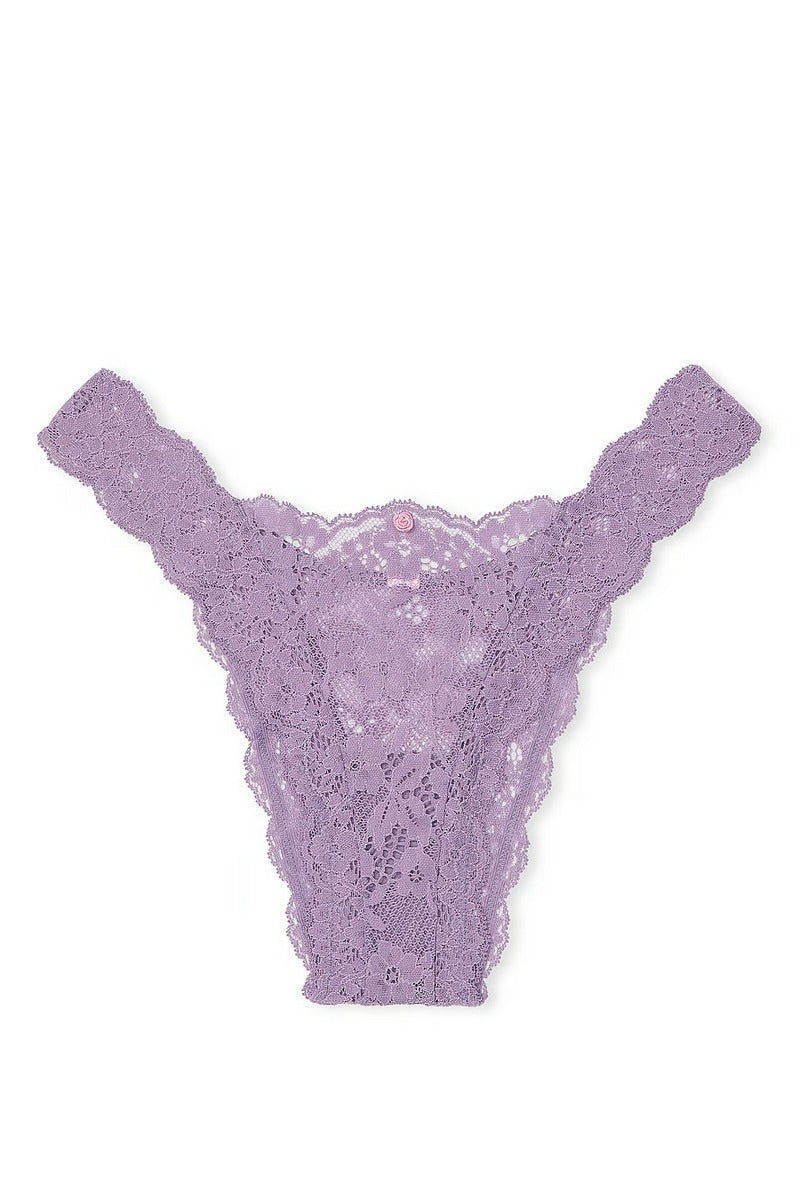 Мереживні трусики бразиліана 703891494 lilac