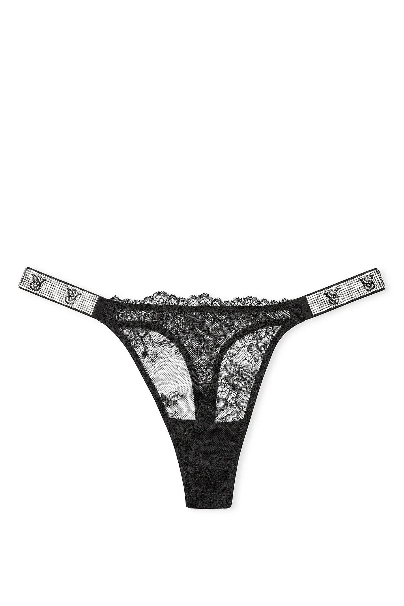 Трусики стрінги зі стразами 706376987 black