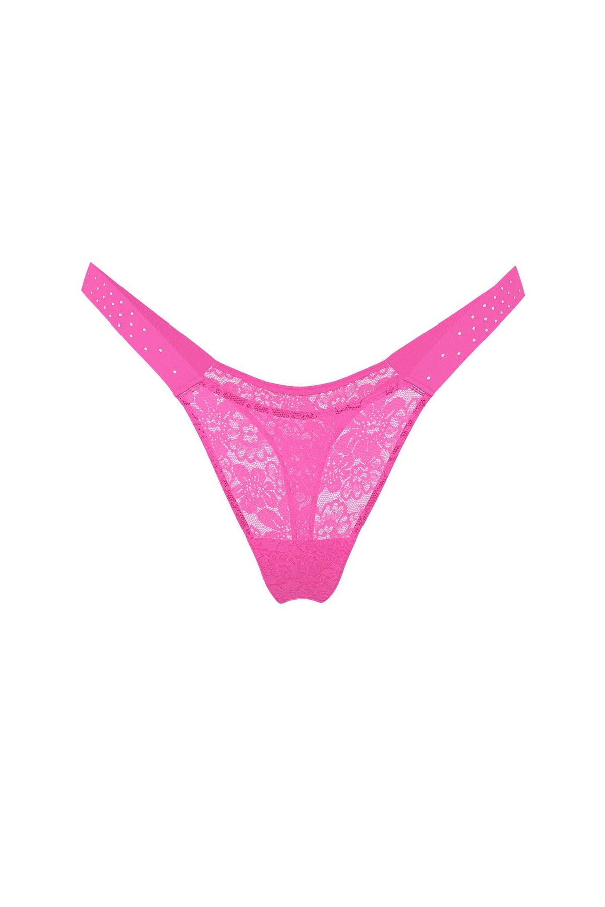 Мереживні трусики стрінги 710773679 pink Victoria`s Secret