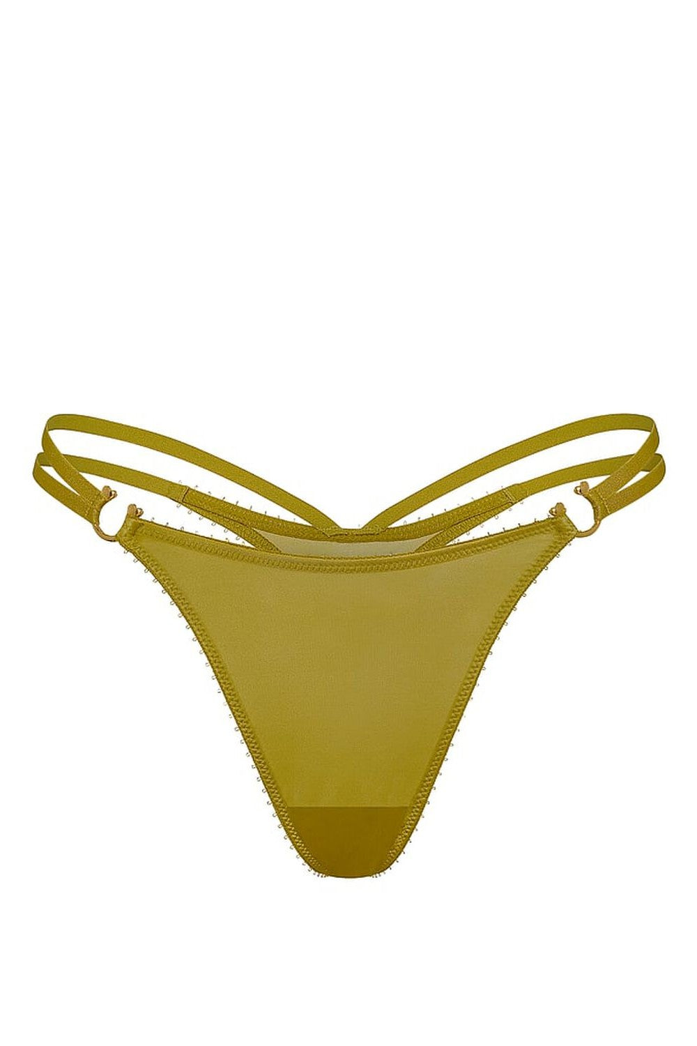 Гладкі трусики стрінги 716645055 green Victoria`s Secret