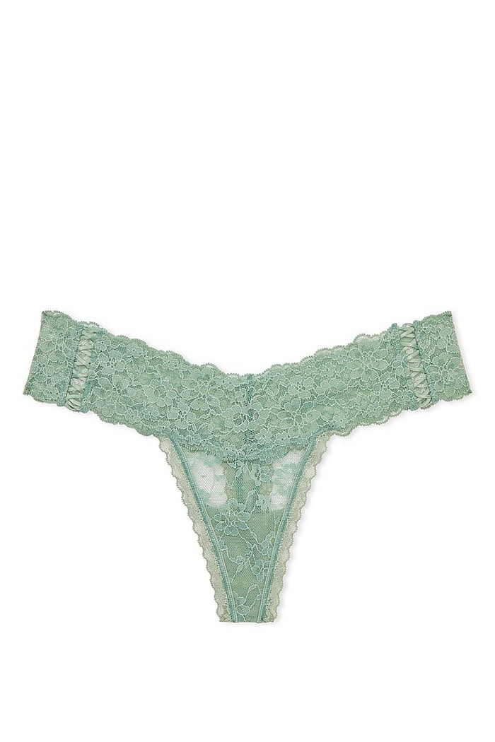 Кружевные трусики стринг 720552048 green