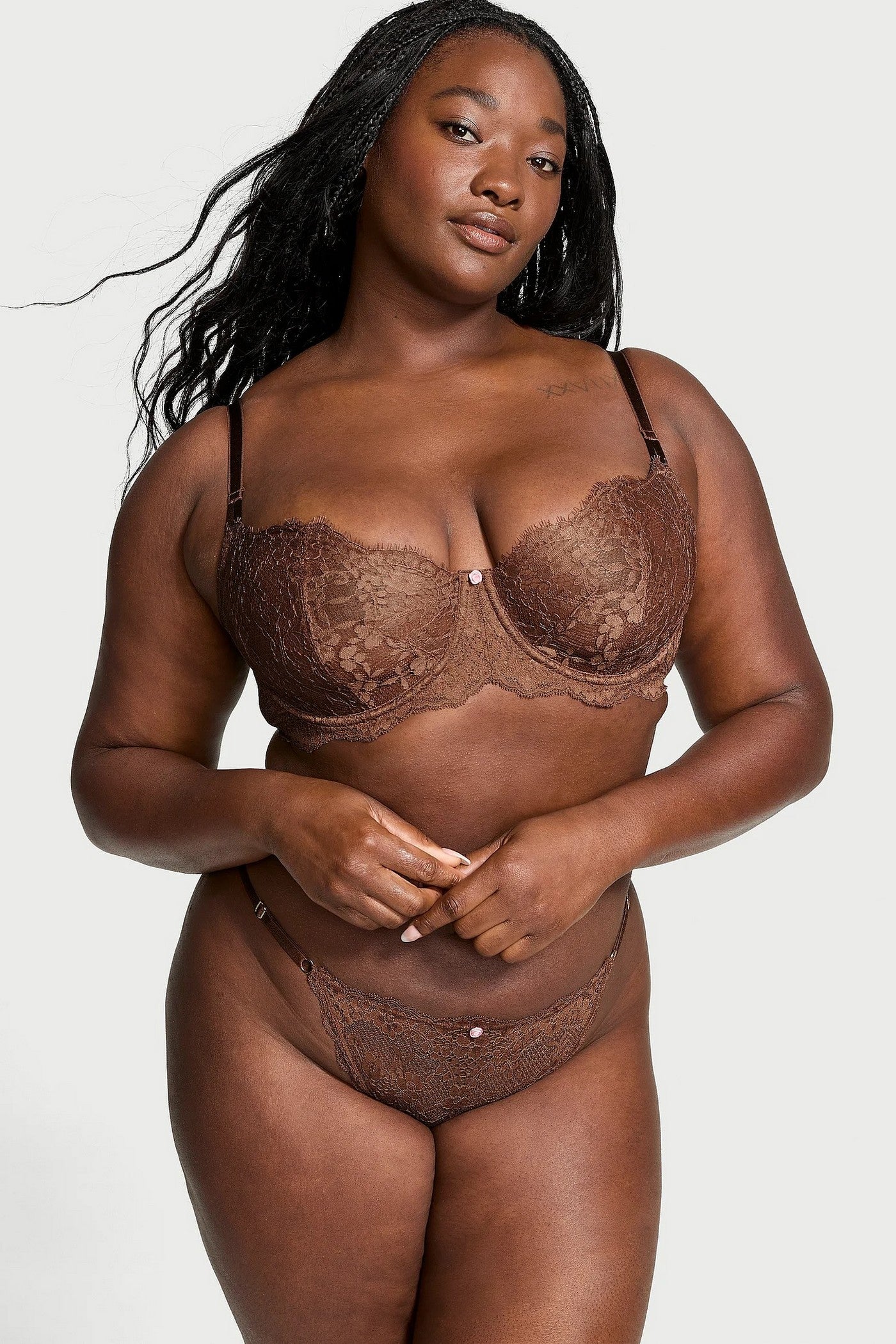 Мереживні трусики бікіні 731454162 brown