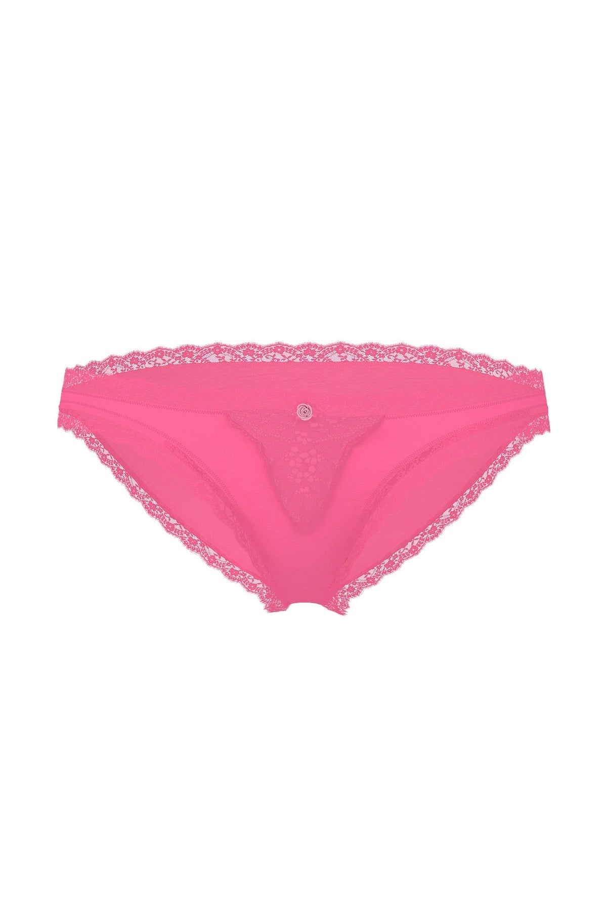 Трусики бікіні з мереживом 734211007 pink Victoria`s Secret
