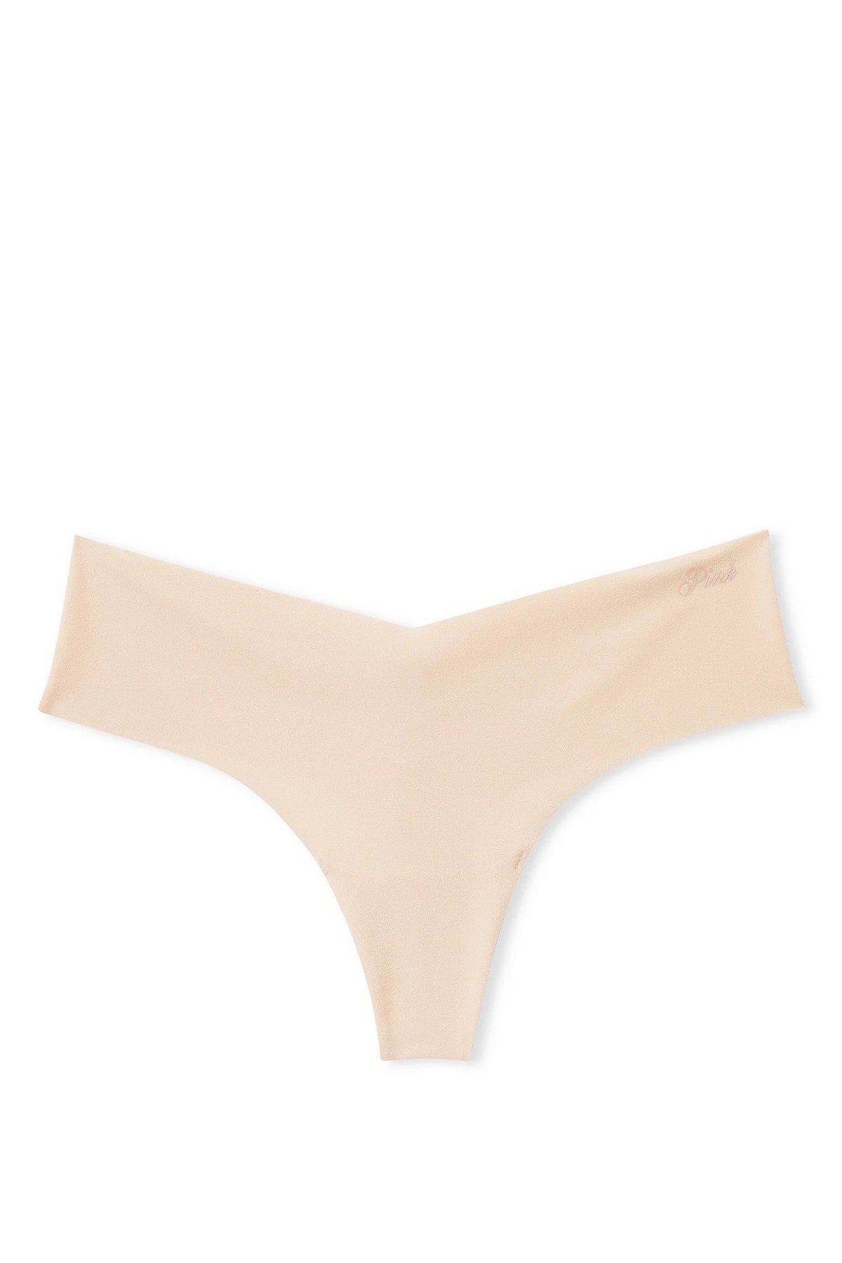 Безшовні трусики стрінги 735650113 beige Victoria`s Secret