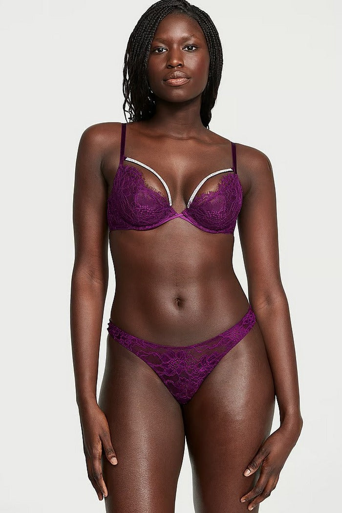 Трусики стринг со стразами 744228018