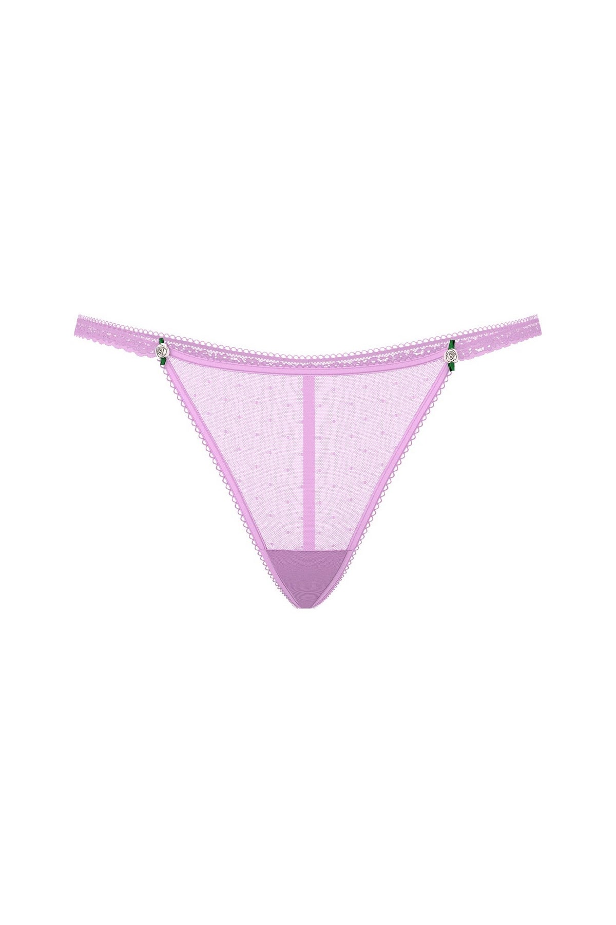 Трусики стрінги із мікросітки 748938716 lilac Victoria`s Secret