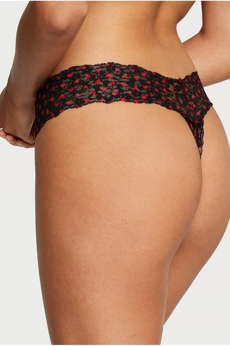 Кружевные трусики стринг 751301607 black