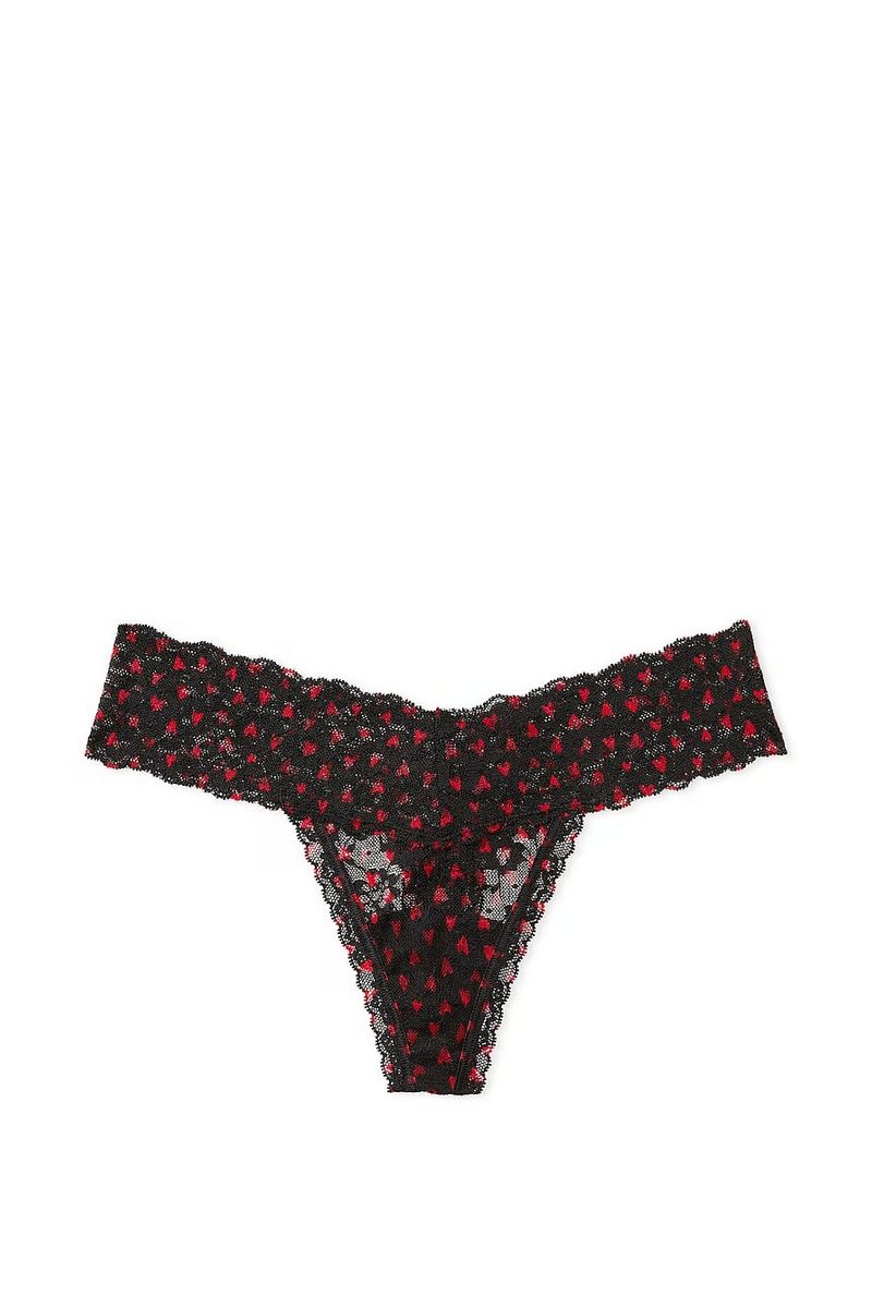 Кружевные трусики стринг 751301607 black