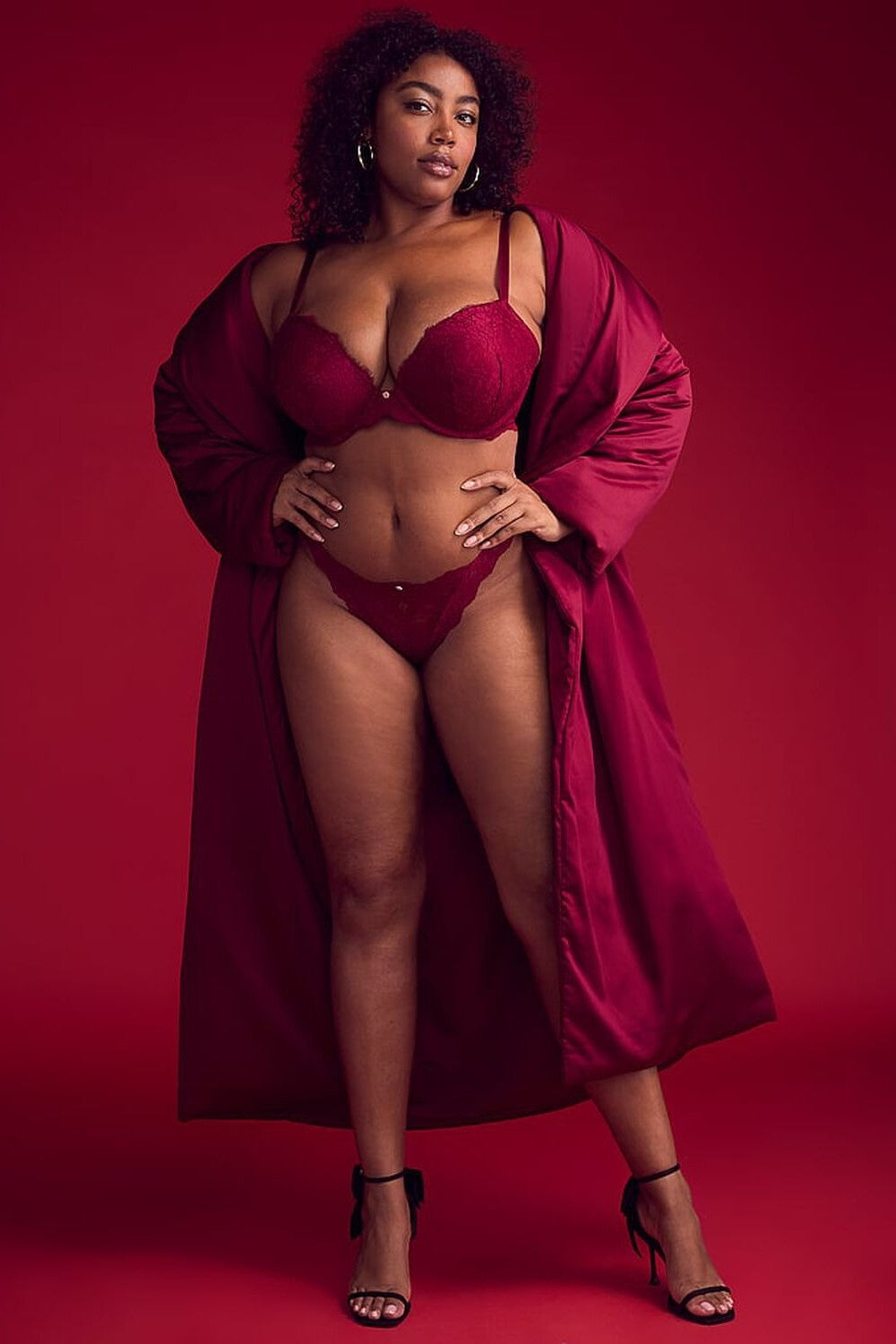 Кружевные трусики бразилиана 754615572 raspberry