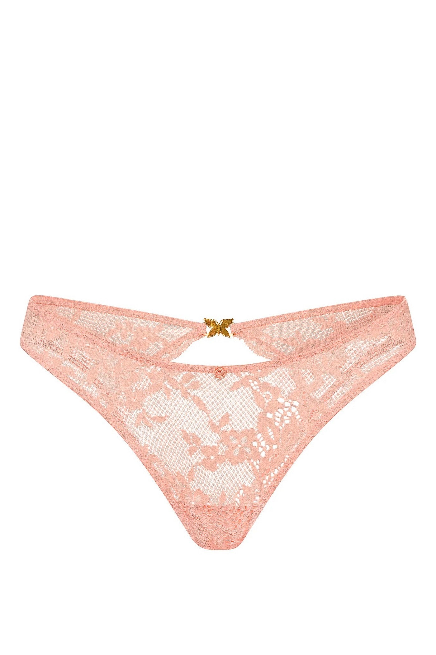 Мереживні трусики з розрізом 756935461 orange Victoria`s Secret