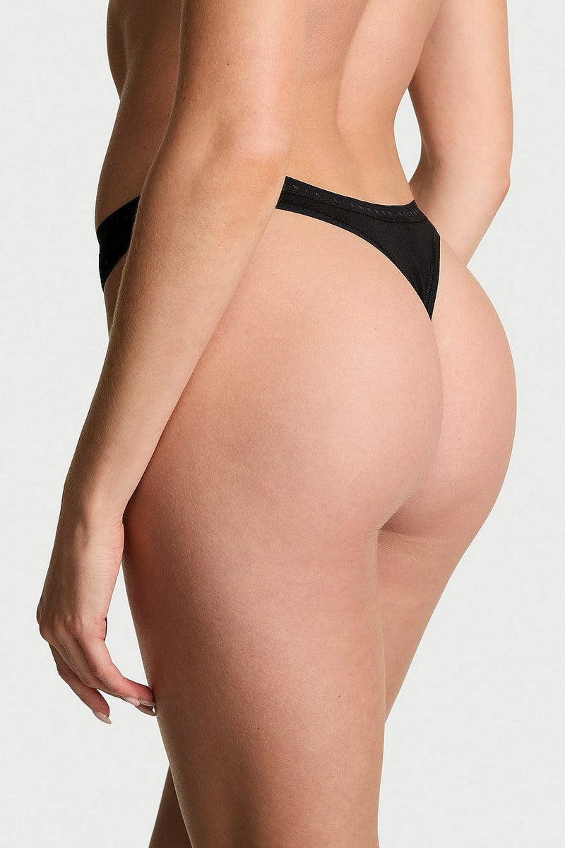 Бавовняні трусики стрінги 759003634 (5 шт.) multi Victoria`s Secret