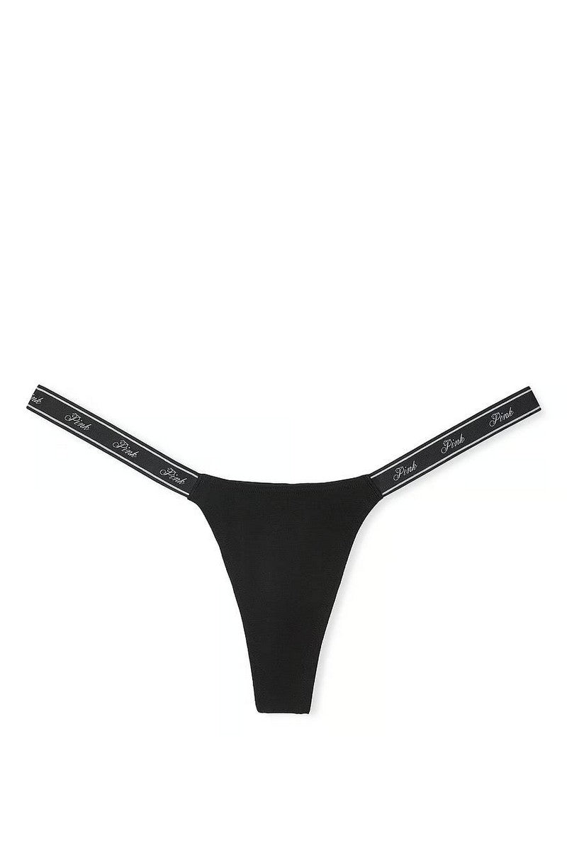 Хлопковые трусики стринг 761943155 black