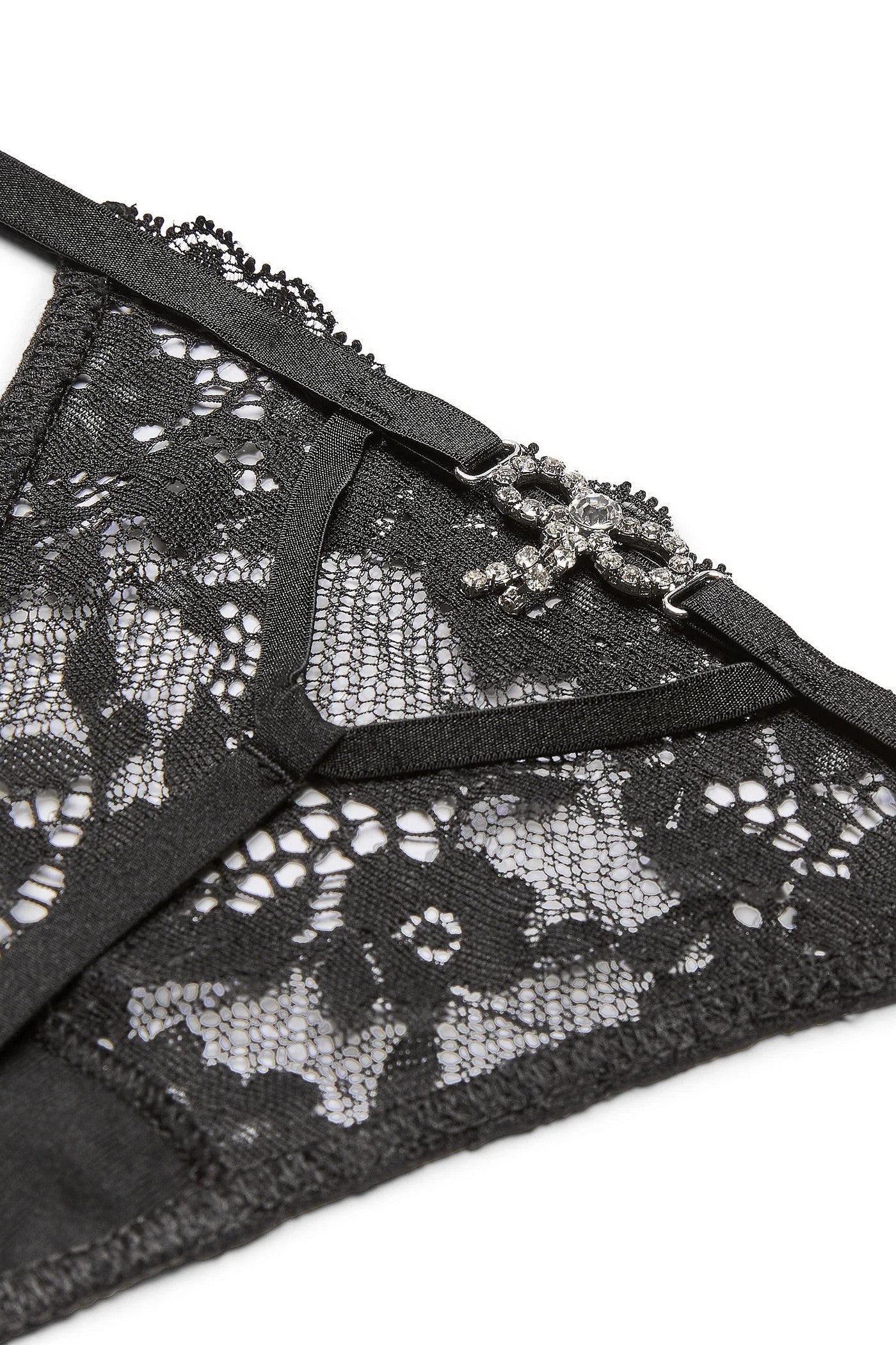 Кружевные трусики стринг 769444046 black